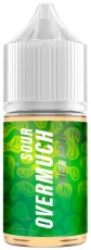 Жидкость для ЭСДН Overmuch Sour SALT 30мл 20мг Green Apple