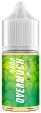 Жидкость для ЭСДН Overmuch Sour SALT 30мл 20мг Kiwi Lime