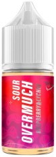 Жидкость для ЭСДН Overmuch Sour SALT 30мл 20мг Lychee Raspberry STRONG