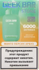 ЭСДН GEEK BAR STONE 6000 2% Манго Персик Арбуз