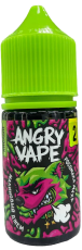 Жидкость для ЭСДН Angry Vape SALT 30мл 20мг Росомаха Маха (Малиновый джем)