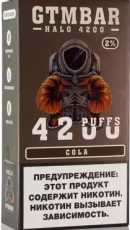 ЭСДН GTM BAR HALO 4200 2% Cola