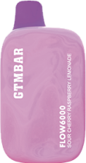 ЭСДН GTM BAR FLOW 6000 2% Sour Cherry Raspberry Lemonade