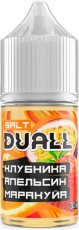 Клубника, апельсин, маракуйя 20мг DUALL SALT 30мл Жидкость